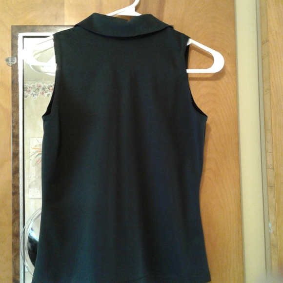 Gemilli black basic sleeveless top - Picture 3 of 4